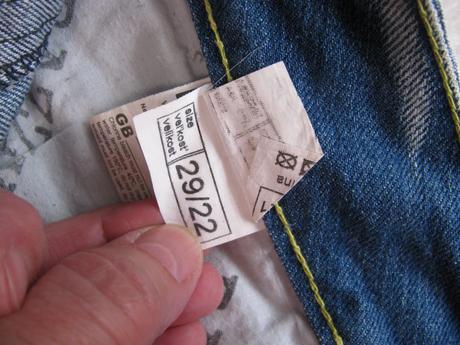 Džínové kalhoty-capri unisex, m