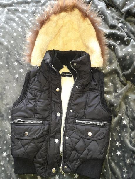 Vesta jarní/podzimní černá s kapucou super, 140