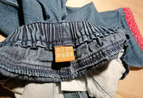 Džíny vel. 62 - 68 nebo 3-6 měsíců, mini mode,62