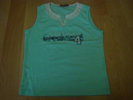 Tílko letní - bledě modré, vel. 164, 164