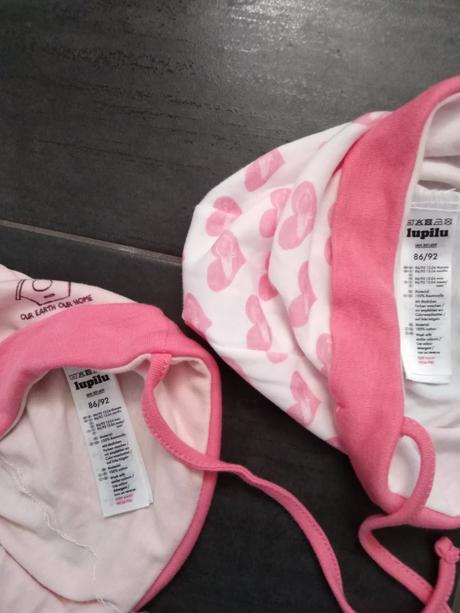 Růžové bavlněné čepičky, lupilu,86