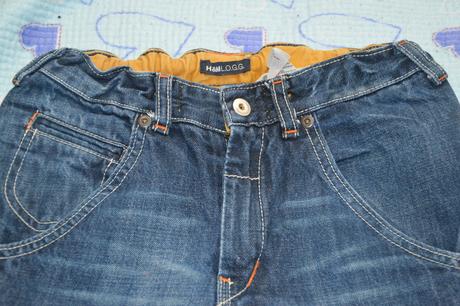 116 bavlněné džíny s regulací v pase, h&m,116