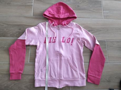 Bavlněná mikina s kapucí, 140