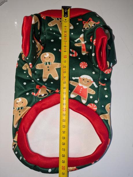 Vánoční mikina pro pejsky i kočičky vel. m, 