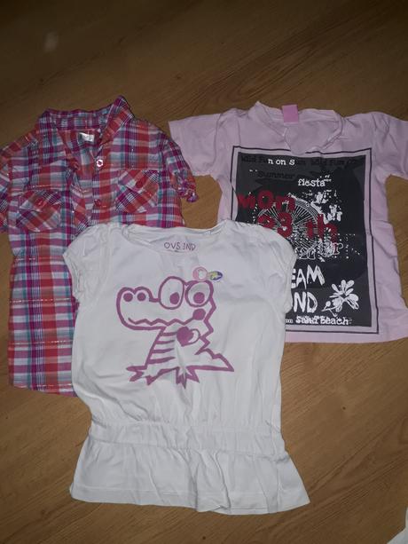 2x tričko, vel 4-5 let, ovs,110