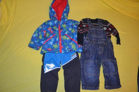 Zimní set,nové oteplené kalhoty kugo,bunda,v.74, kugo,74