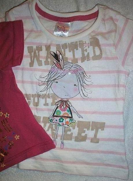 Dvě trika holčičí vel.86-92, staccato,86