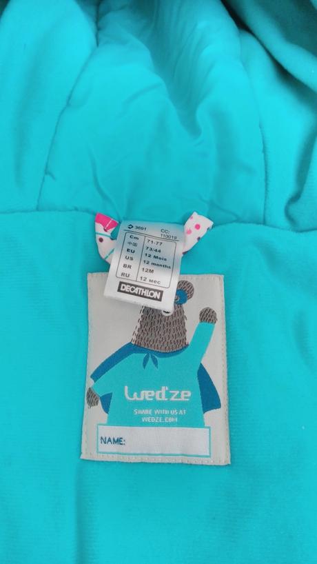 Zimní souprava wedze, wedze,74