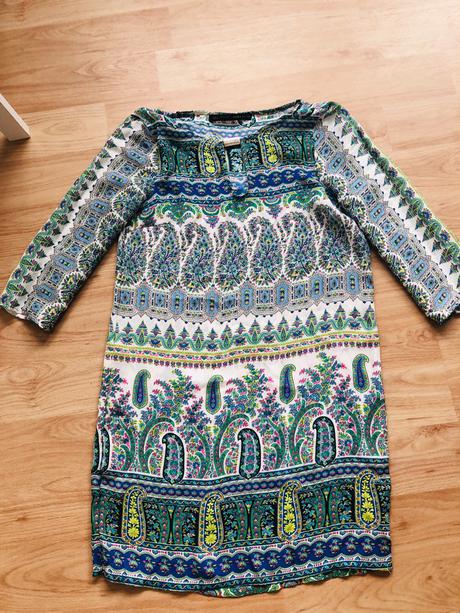 Zara tunika saty s s paisley vzorem, zara,s