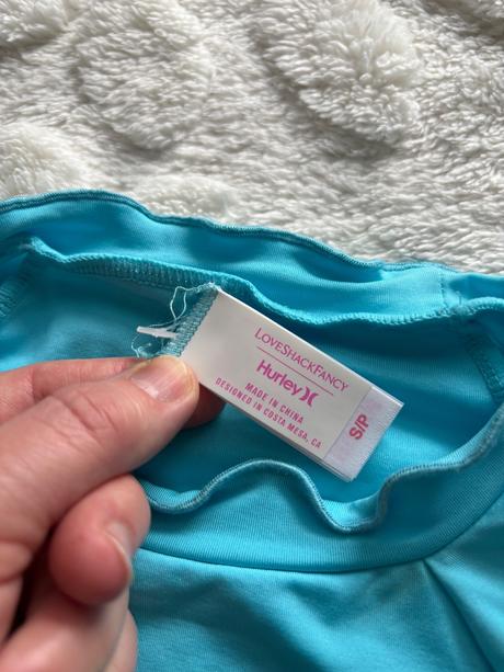 Elastický tyrkysový crop top - v.s, s