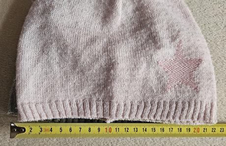 Dvě dívčí jarní/podzimní čepičky, vel.52 (98/128), 52