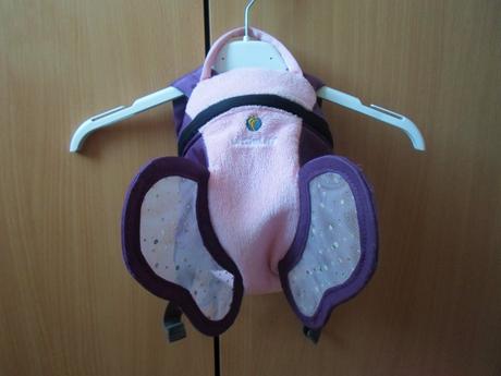 Littlelife růžový fialový dětský vodící batoh batů,