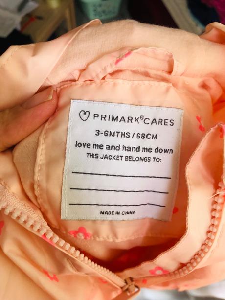 Jarní bunda, primark,68