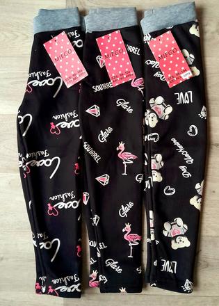 Zateplené bambusové legíny, 110