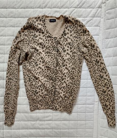 Dámský svetřík s leopardím vzorem, lindex,s