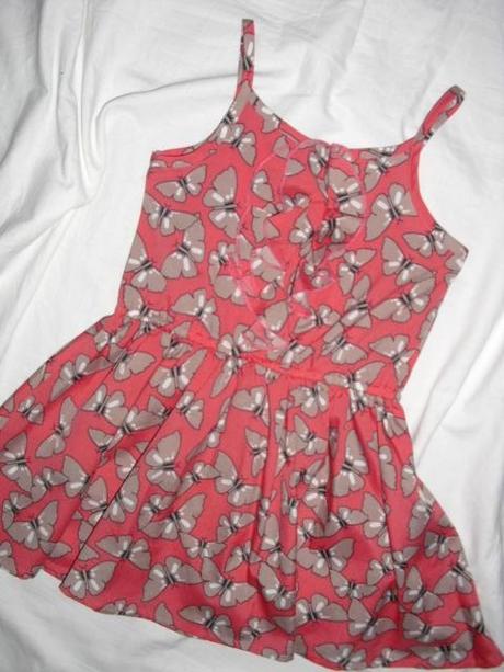 Krásné lehounké motýlkové šatečky, girl2girl,98