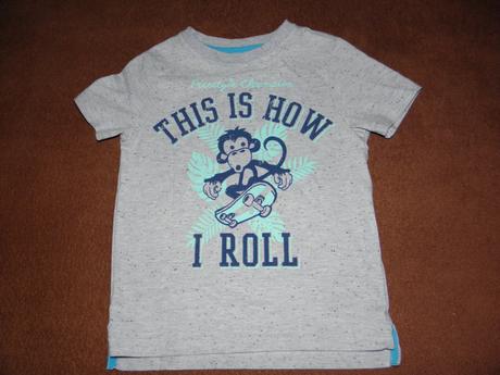 Tričko s opicí zn. f&f vel.104, f&f,104