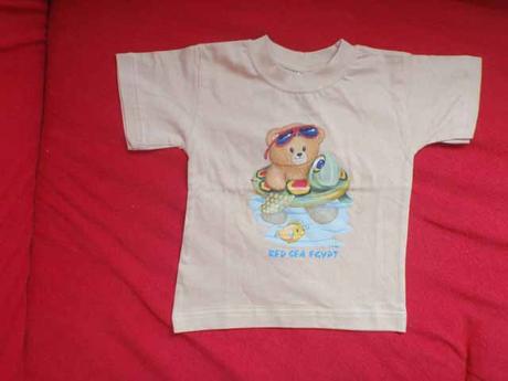 Béžové triko s medvídkem , 92