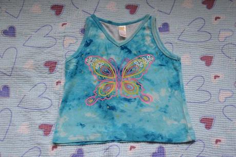 Modré tílko s motýlkem, baby club,98