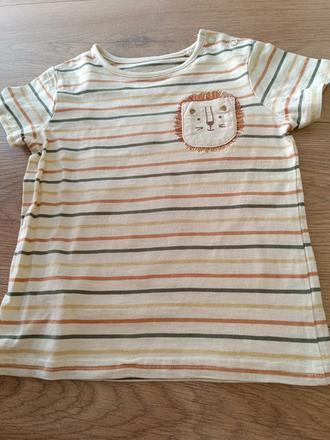 Pruhované tričko s lvíčkem 86 tu, tu,86