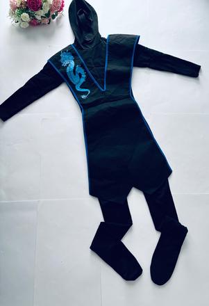 An17/ kostým bojovník nindža  - v.cca 5/7 let, 