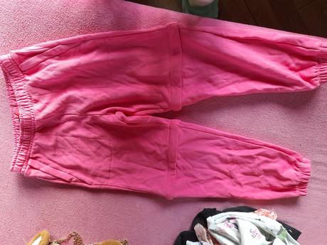 Kalhoty zara odepínací nohavice růžové, zara,134