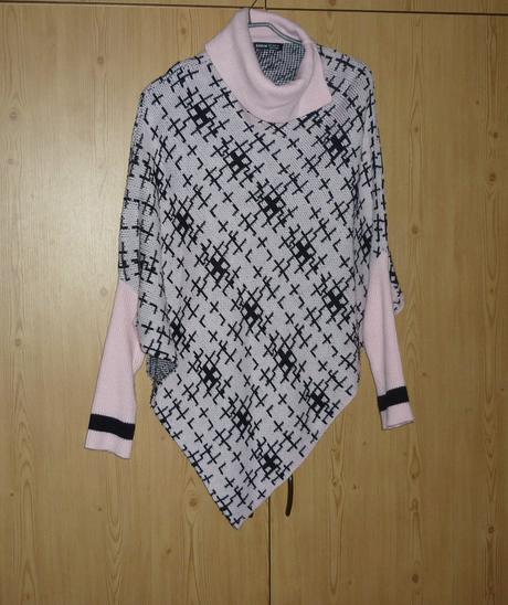 Parádní pončo shein, s