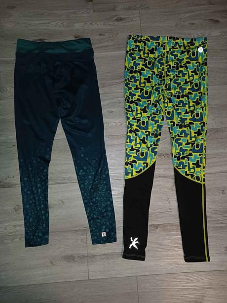 2x sportovní legíny decathlon 12/13 let a klimatex, decathlon,158