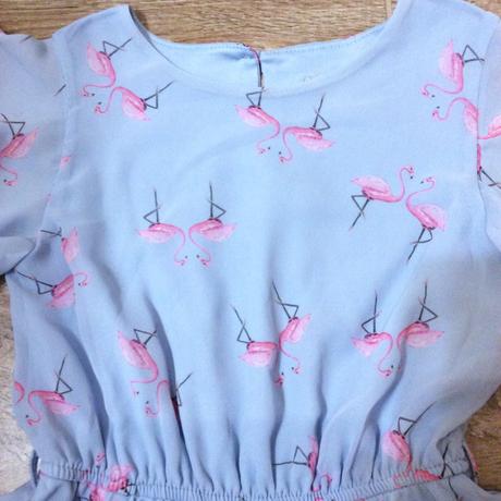 Lehoučké letní šaty s plameňáky, tu,116