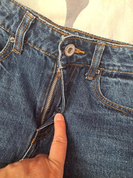 Trhané džíny, denim,s