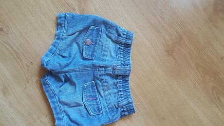 Džínové odlehčené kraťasy č.505, okay,104