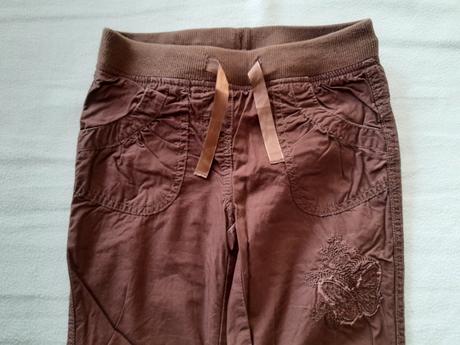 Podšité plátěné kalhoty, caa, vel 128, c&a,128