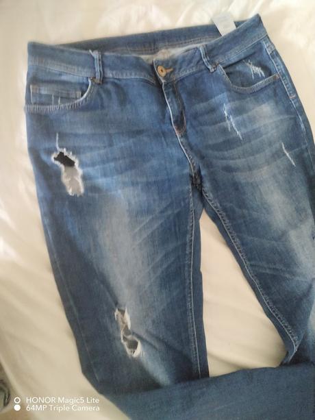 Džíny trhané vel.xl- max.xxl, orsay,xl / xxl