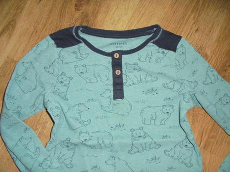 Pyžamové tričko, zn. reserved, vel. 122/128, reserved,122