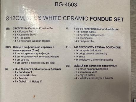 Bergner fondue set, 