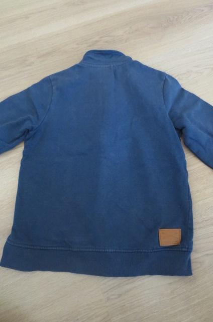 Mikina na zip loap bavlna 116/122, loap,122