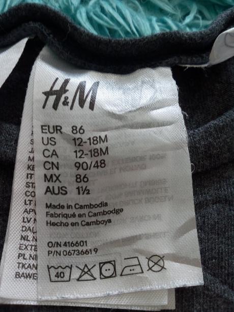 Overal zn.h&m,vel.86, h&m,86
