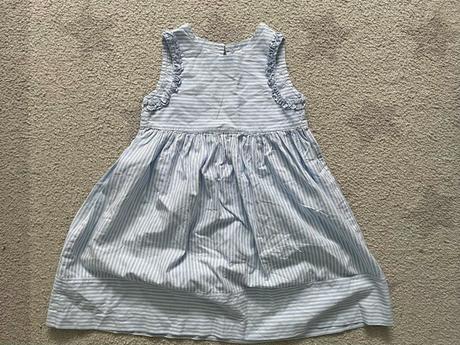 Plátěné šaty proužek cfk, vel. 4 roky, 98/104, 98