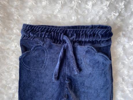 Modré sametové legíny topomini, topomini,86