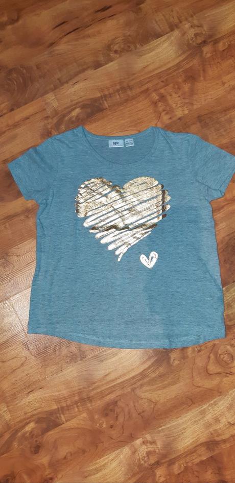 Dívčí bavlněné tričko kr.ruk. 140/146 bonprix, bonprix,140