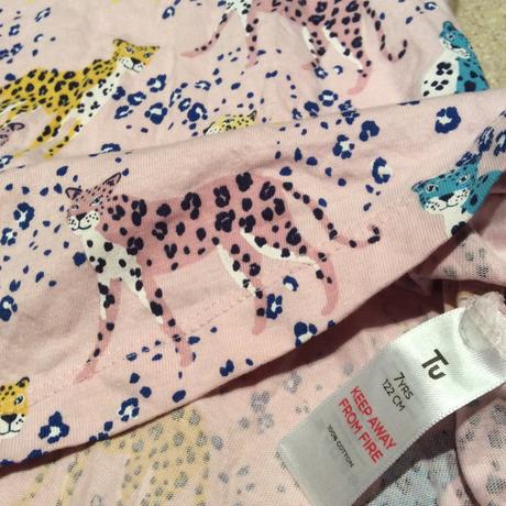 Bavlněné šaty s levharty zn. tu, tu,122