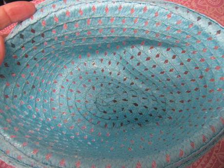 Dětský bledě modrý letní, plážový klobouk unisex, 152