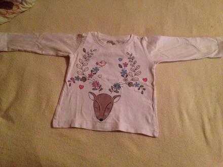 Dívčí halenka srnka, jelen, koloušek, 80