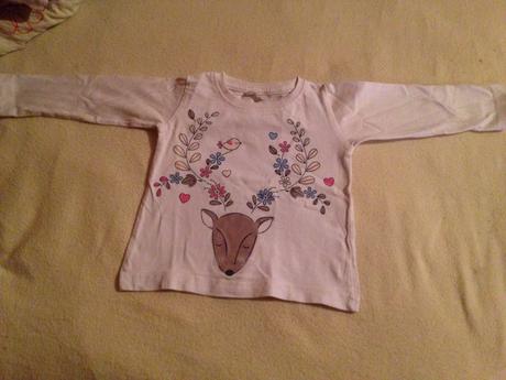 Dívčí halenka srnka, jelen, koloušek, 80