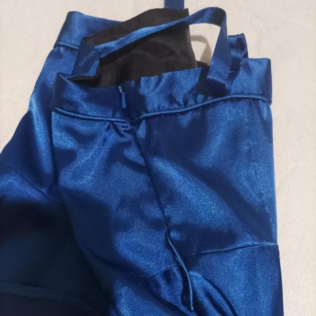 Modré sváteční šatičky, 140