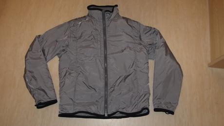 Šedá bunda quechua 134/145, quechua,134