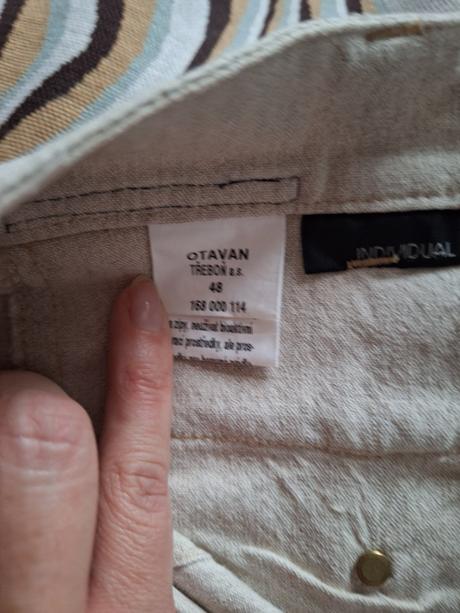 Sukně lněná sukně vel. 48, 48