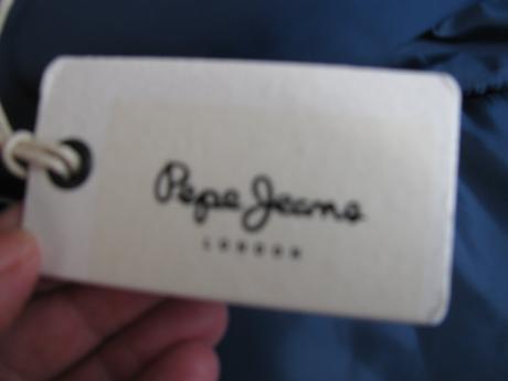 Luxusní péřová prošívaná vesta s kapucí pepe jeans, pepe jeans,164