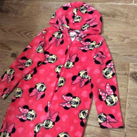 Teplý fleece overal s myškou minnie, disney,122