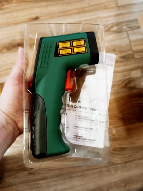 33- infračervený teploměr parkside z lidlu, 